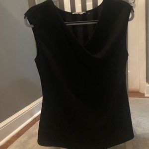 Tahari Sleeveless Cowl Neck Top